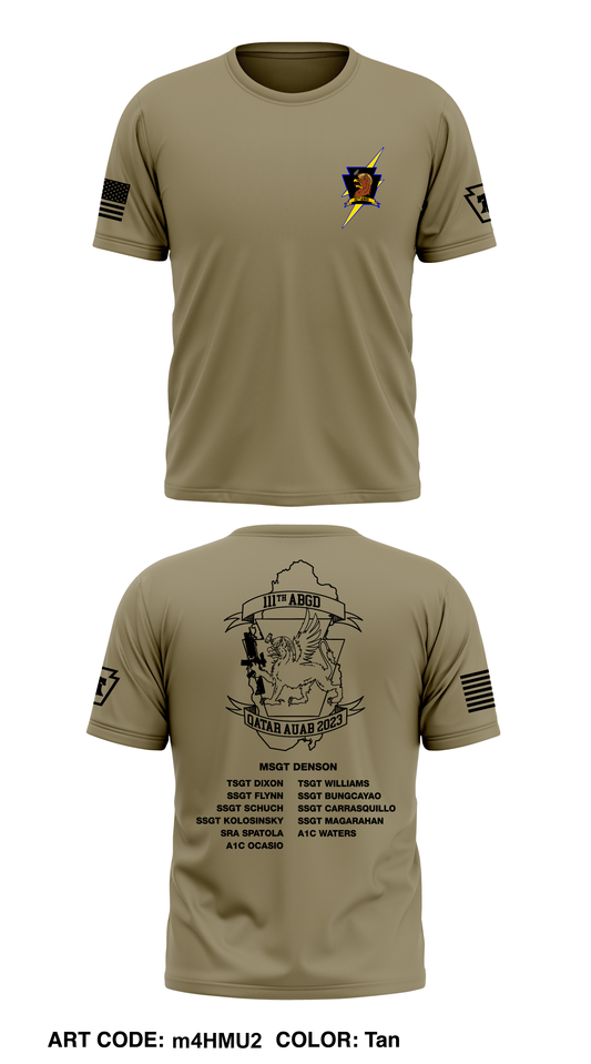 111th Security Forces Core Men's SS Performance Tee - m4HMU2