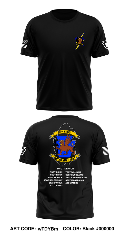 111th Security Forces Core Men's SS Performance Tee - wTDYBm