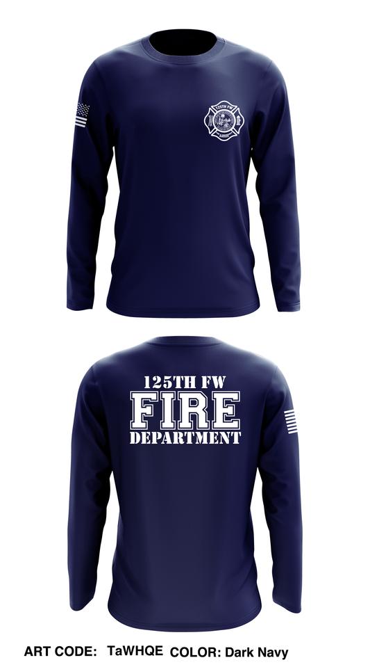 125th Fire & Emergency Services  Store 1 Core Men's LS Performance Tee - TaWHQE