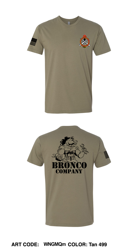 Bronco Company, 237 BSB Comfort Unisex Cotton SS Tee - WNGMQm