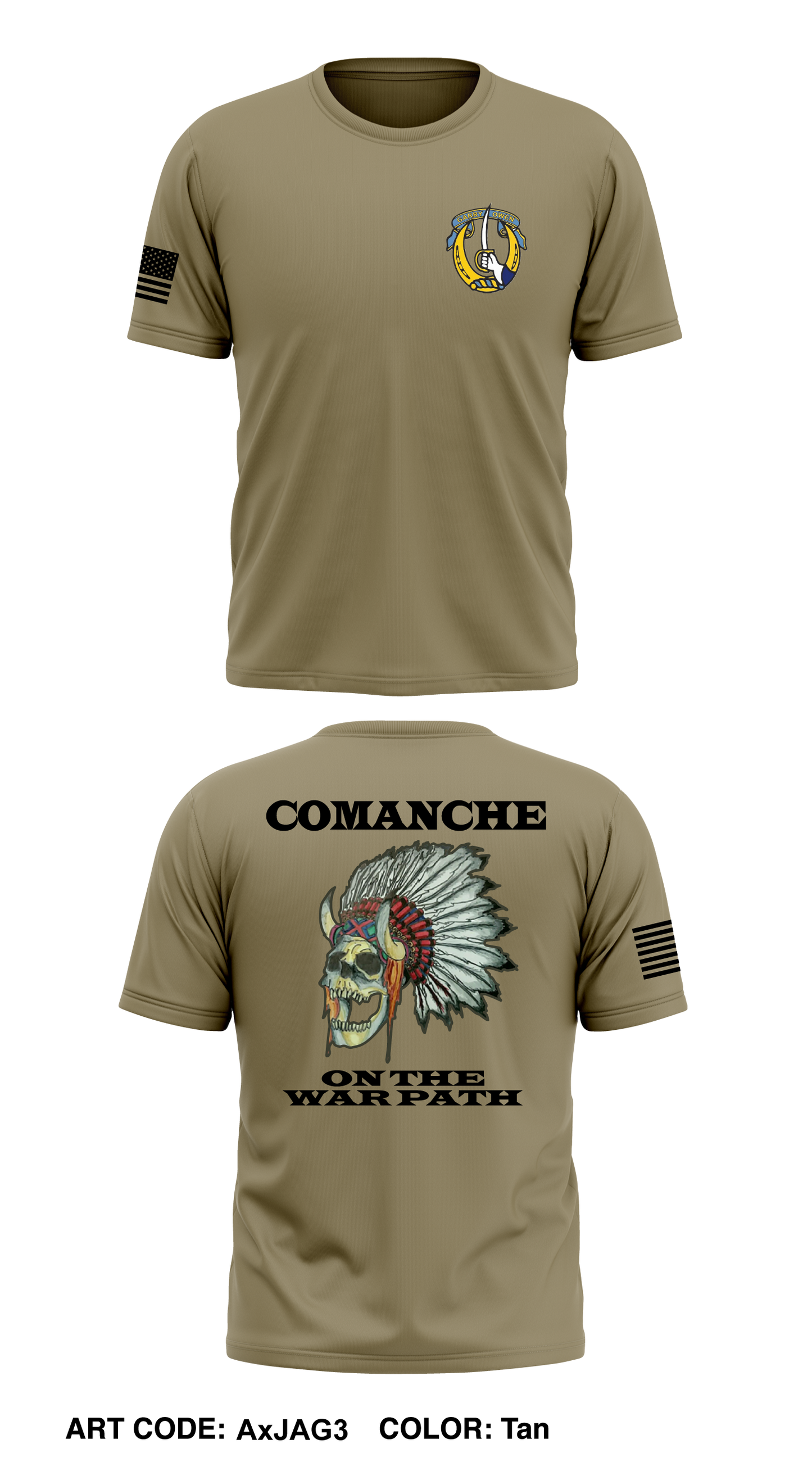 C-TRP, 1-7 CAV Core Men's SS Performance Tee - AxJAG3