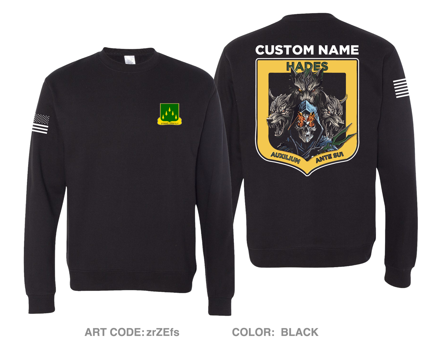 CUSTOM H Co, 4-70th AR BN, 1|1 AD Comfort Unisex Crewneck Sweatshirt - zrZEfs