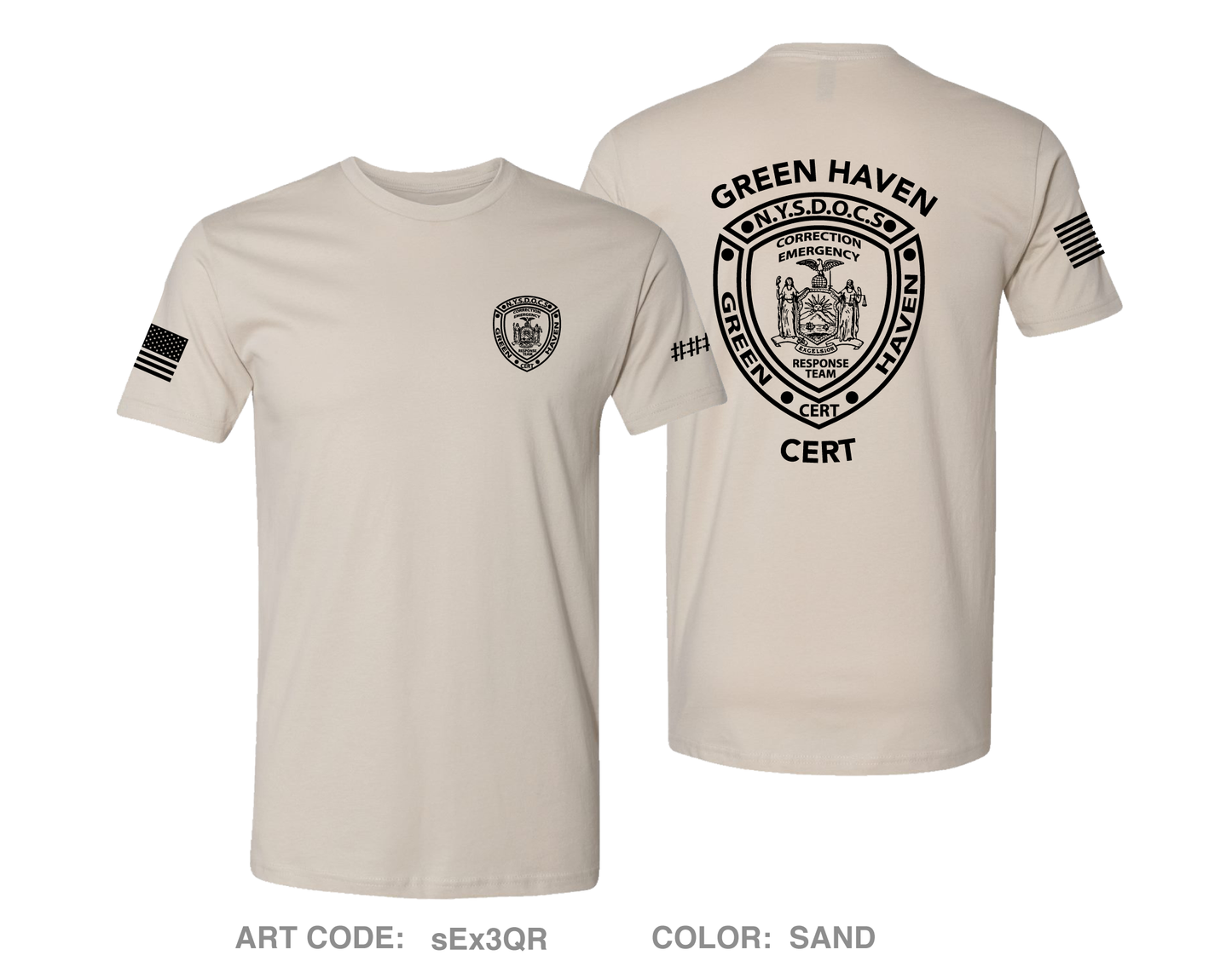 Green Haven CERT Comfort Unisex Cotton SS Tee - 5mkwrS