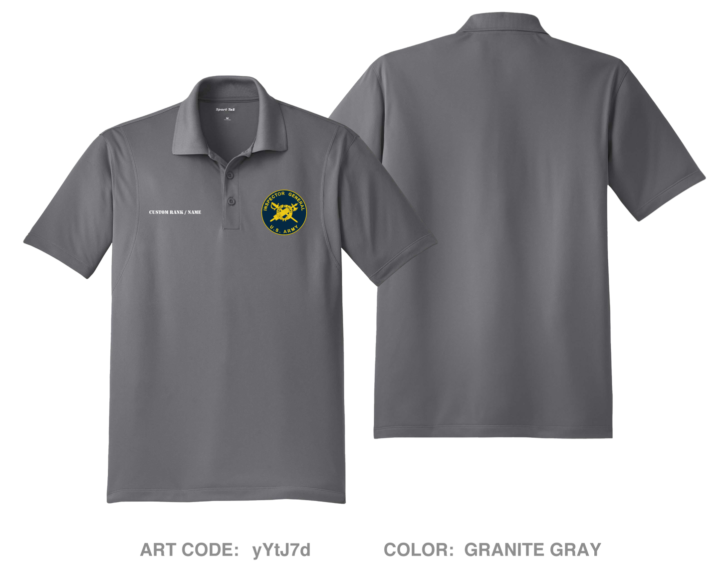 CUSTOM MCoE Inspector General, Fort Moore Hi-Tech Performance Men's SS Polo - yYtJ7d