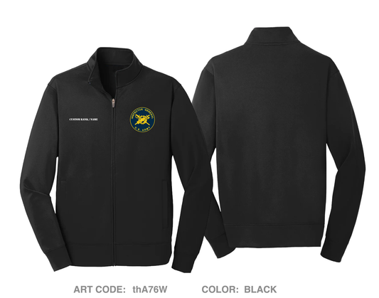 CUSTOM MCoE Inspector General, Fort Moore Hi-Tech Performance Full-Zip Fleece Jacket - thA76W