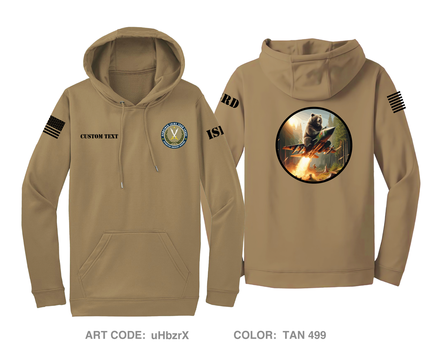 CUSTOM CJTF-CJ24 ISRD Hi-Tech Performance Hoodie - uHbzrX