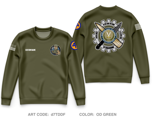 CUSTOM G co, 250th BSB Core Men's Crewneck Performance Sweatshirt - d7TDDF