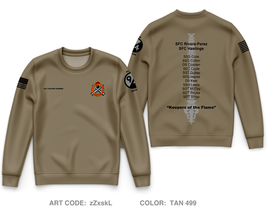 CUSTOM RTS-M Devens ALC Core Men's Crewneck Performance Sweatshirt - zZxskL