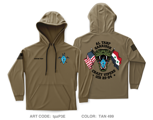 Custom PLT, C-troop, 1-89 CAV 2nd BGD 10th MTN Div Core Men's Hooded Performance Sweatshirt - tpzP3E