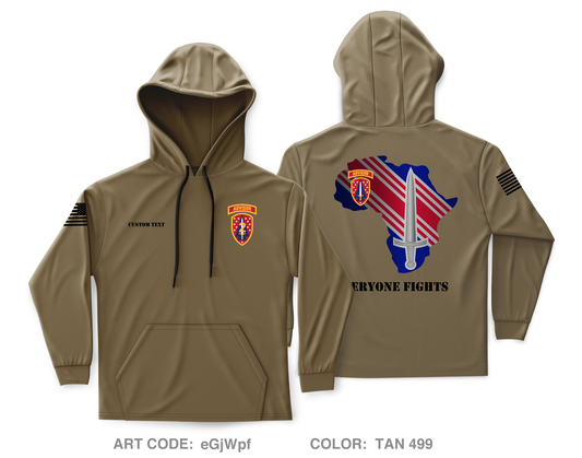 Custom 2D Security Force Assistance Brigade Core Men's Hooded Performance Sweatshirt - eGjWpf