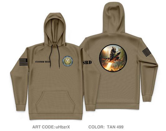 CUSTOM CJTF-CJ24 ISRD Core Men's Hooded Performance Sweatshirt - uHbzrX