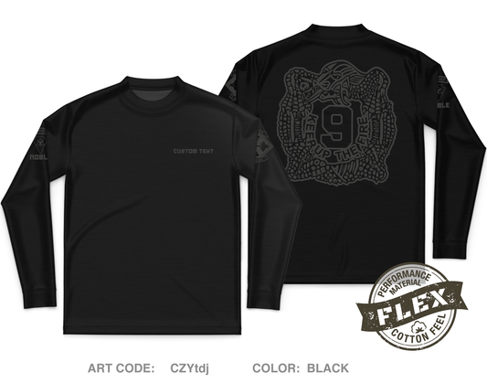 Custom NOBLE PLT, 4-9 IN Core Men's LS Flex Performance Tee - CZYtdj