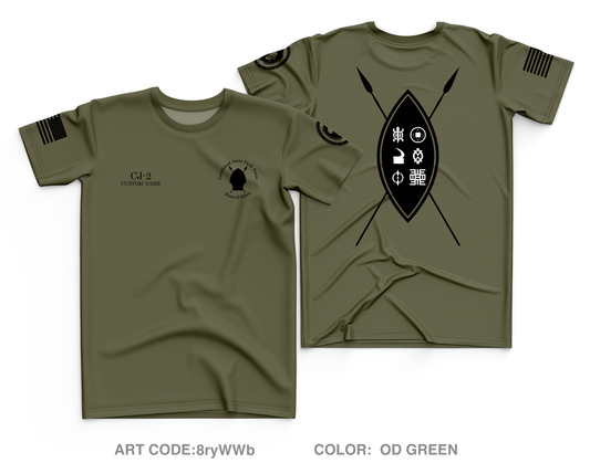 CUSTOM CJTF HOA CJ-2 Core Men's SS Performance Tee - 8ryWWb