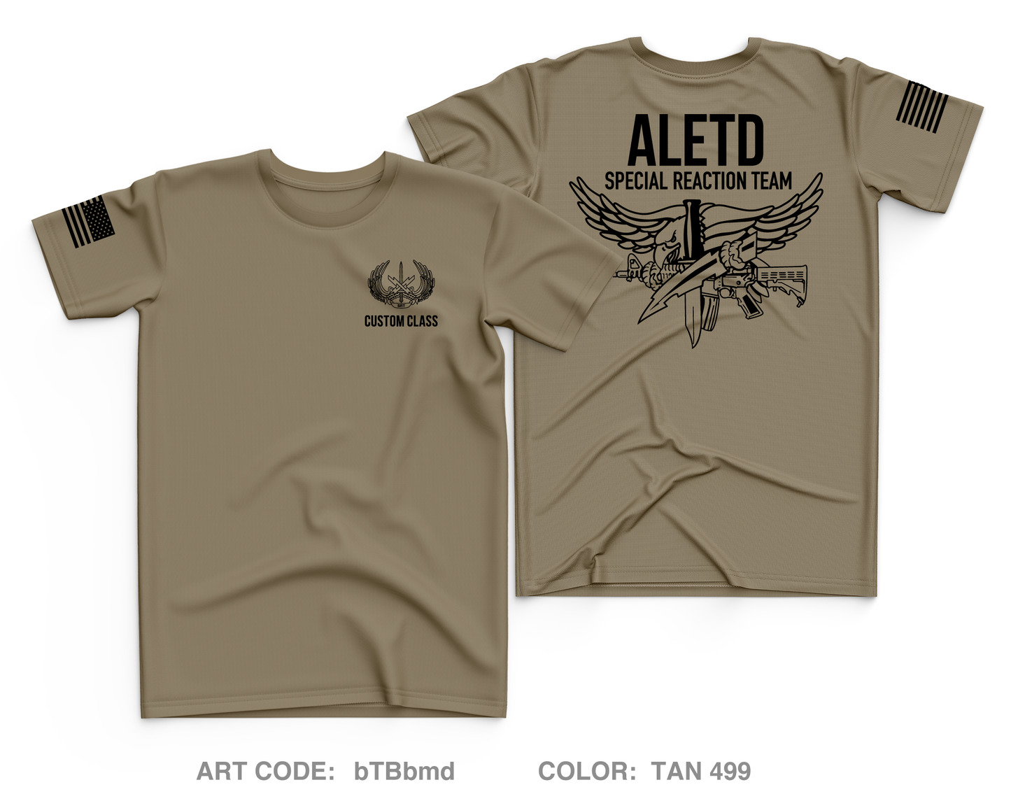 CUSTOM Advanced Law Enforcement Training Division (Fort Leonard Wood) Core Men's SS Performance Tee - bTBbmd