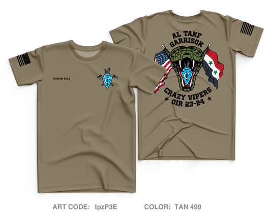 Custom PLT, C-troop, 1-89 CAV 2nd BGD 10th MTN Div Core Men's SS Performance Tee - tpzP3E