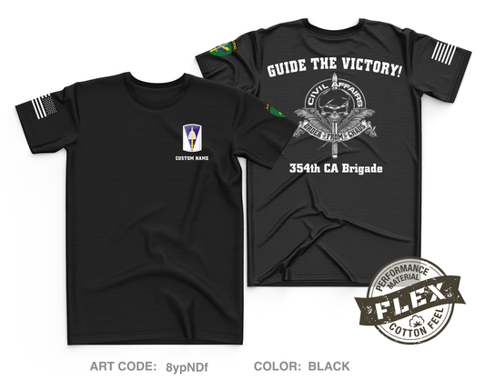 CUSTOM 354th CA BDE Core Men's SS Flex Performance Tee - 8ypNDf