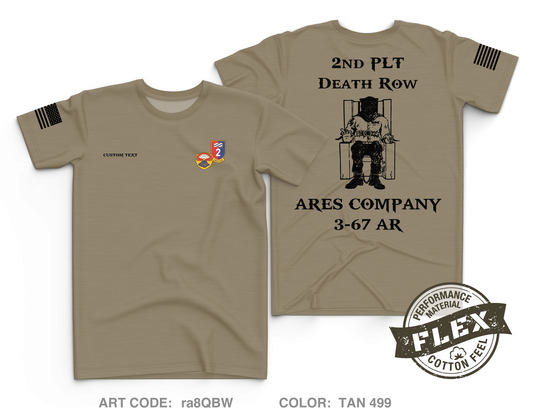 Custom A CO. 3-67 AR Core Men's SS Flex Performance Tee - ra8QBW