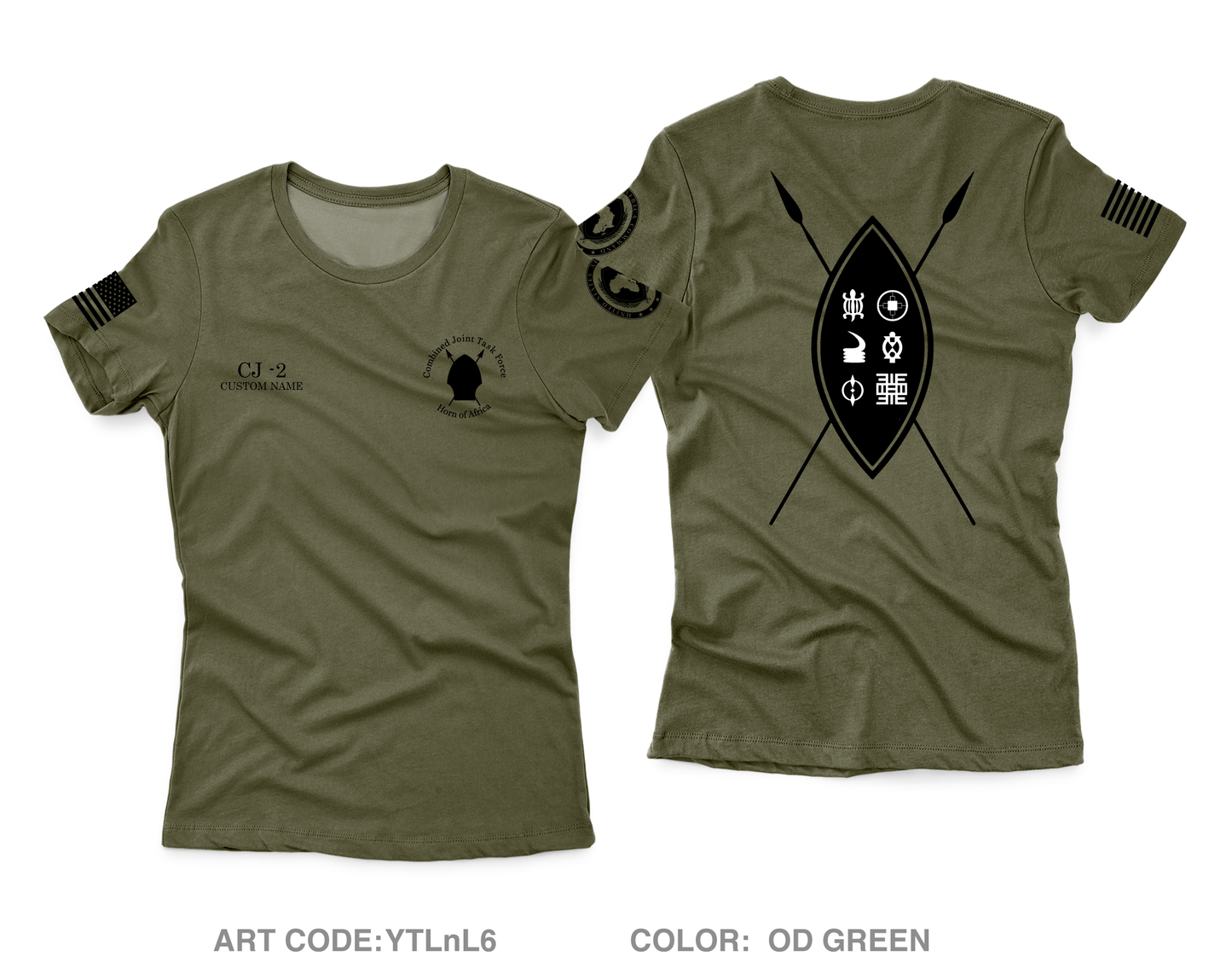 CUSTOM CJTF HOA CJ-2 Core Women's SS Performance Tee - YTLnL6