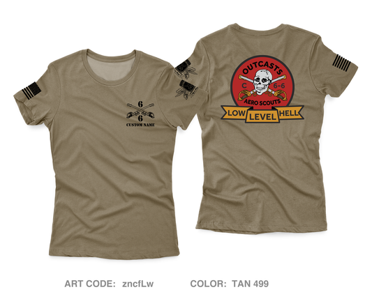 CUSTOM Charlie Troop Core Women's SS Performance Tee - zncfLw