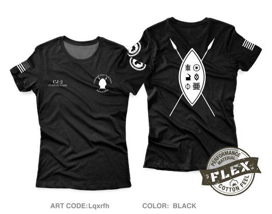 CUSTOM CJTF HOA CJ-2 Core Women's SS Flex Performance Tee - Lqxrfh