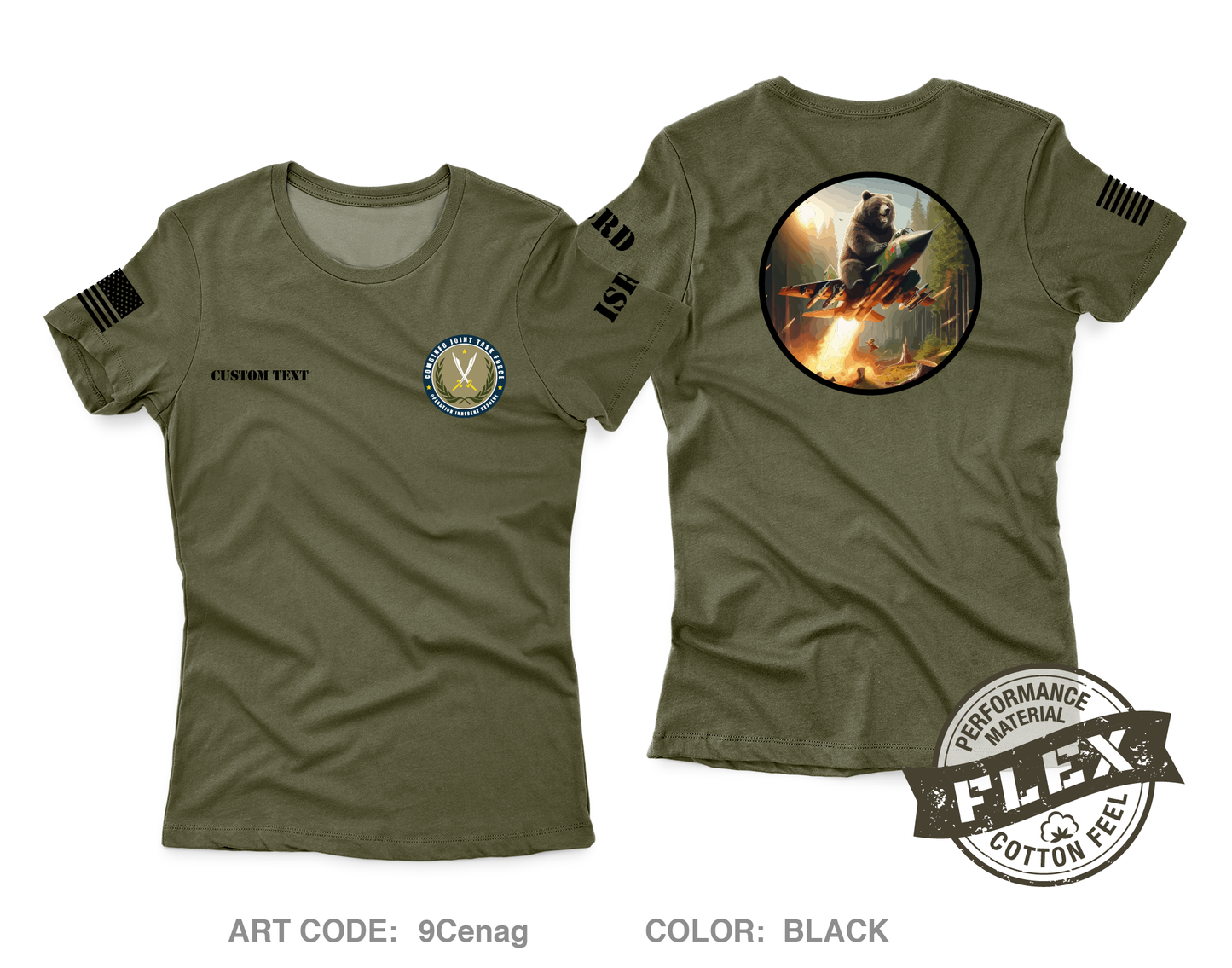 CJTF-CJ24 ISRD Core Women's SS Flex Performance Tee - 9Cenag