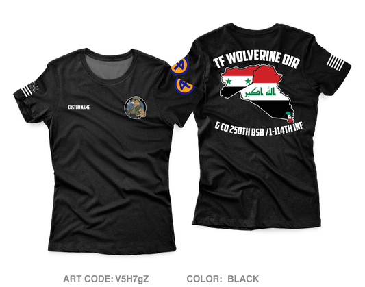 CUSTOM G co, 250th BSB Core Women's SS Performance Tee - V5H7gZ