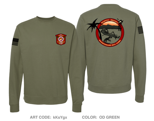 GTMO MCSFCO BRAVO 2 Comfort Unisex Crewneck Sweatshirt - kKsYgx