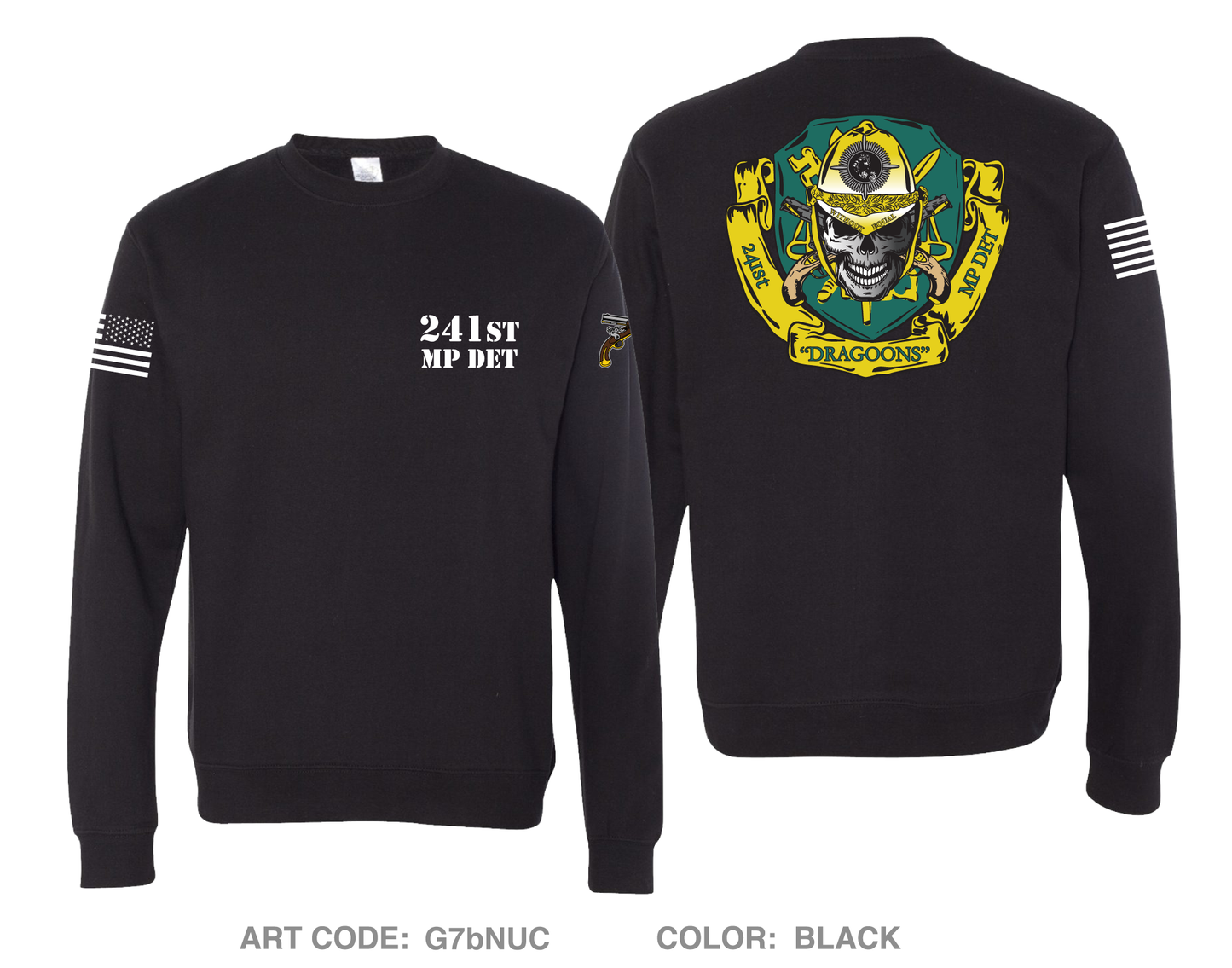 241st Military Police DET Comfort Unisex Crewneck Sweatshirt - G7bNUC