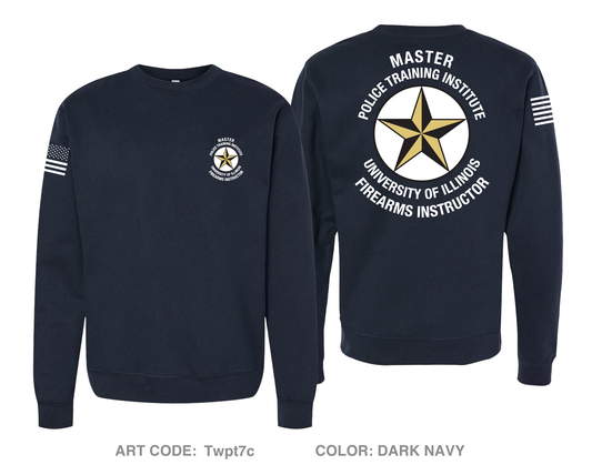 Police Training Institute-MFI Comfort Unisex Crewneck Sweatshirt - Twpt7c