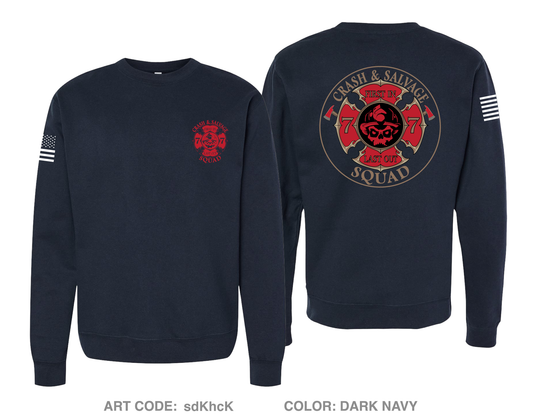 Crash and Salvage Squad Comfort Unisex Crewneck Sweatshirt - sdKhcK