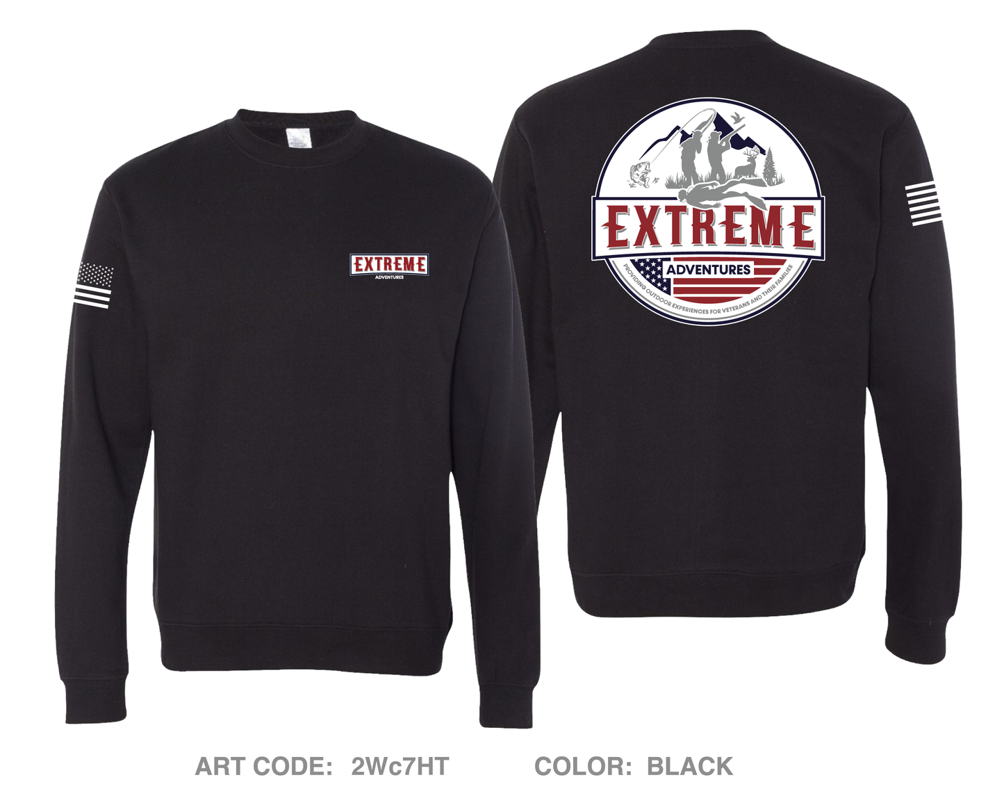 Extreme Adventures Comfort Unisex Crewneck Sweatshirt - 2Wc7HT