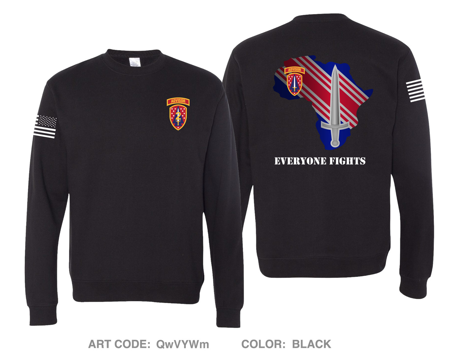 2D Security Force Assistance Brigade Comfort Unisex Crewneck Sweatshirt - QwVYWm