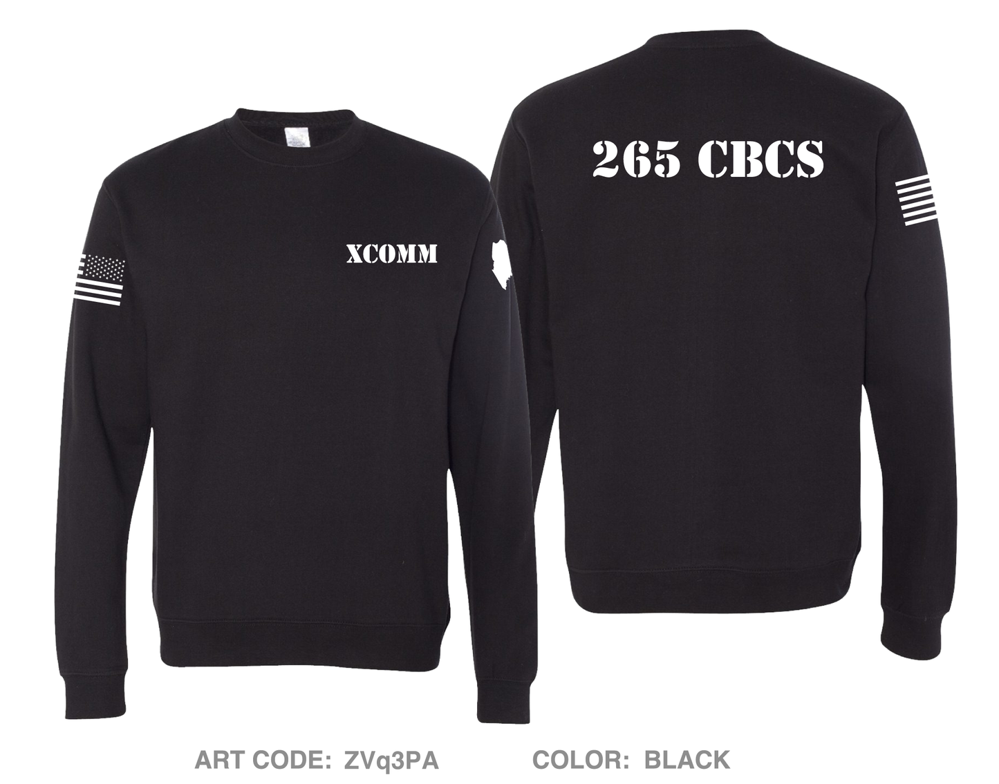 265 COMBAT COMMUNICATIONS SQUADRON Comfort Unisex Crewneck Sweatshirt - ZVq3PA