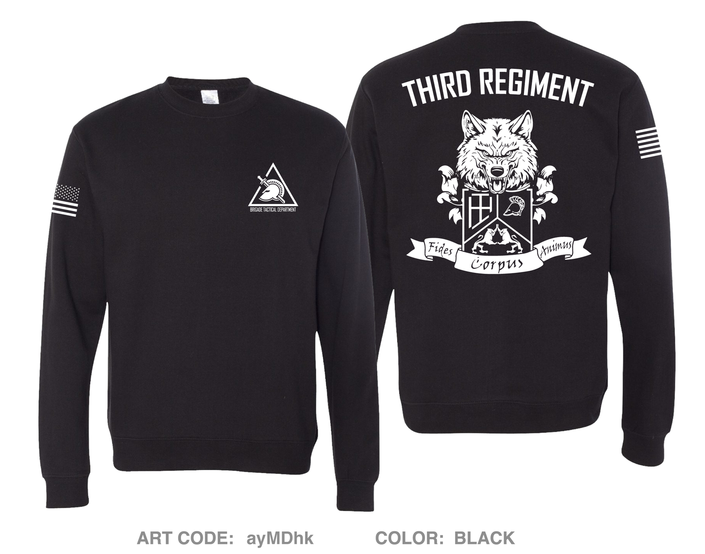 3rd Regiment, USCC, USMA Comfort Unisex Crewneck Sweatshirt - ayMDhk