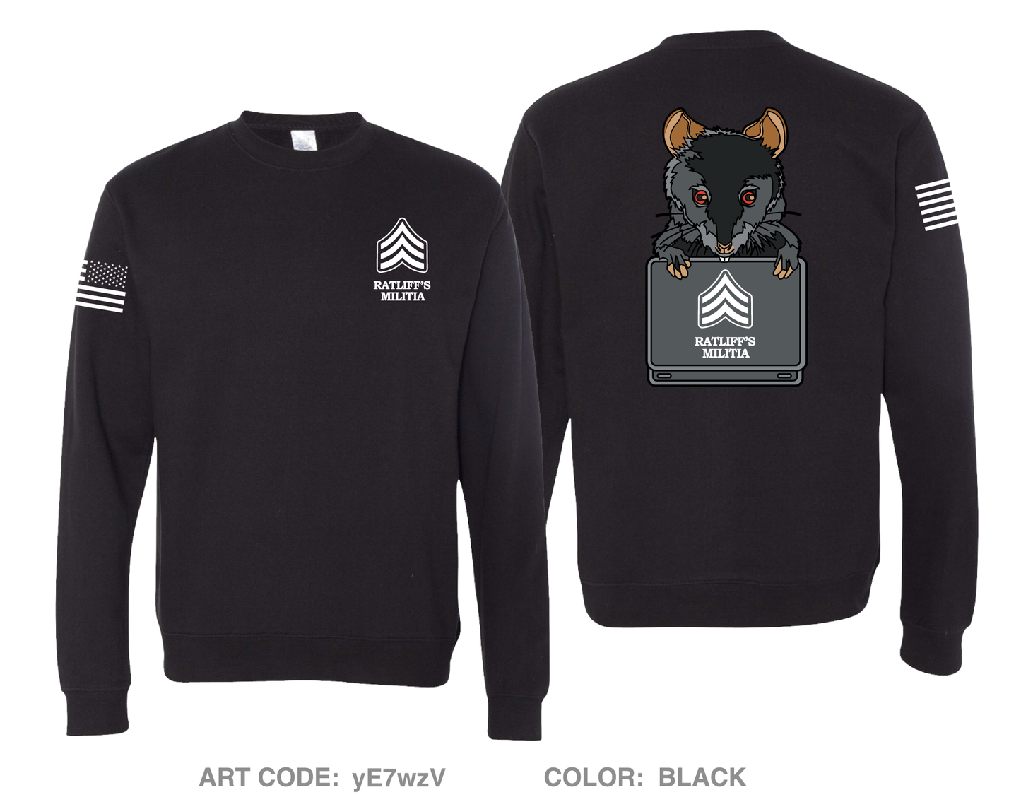 Ratliff E4 Mafia Comfort Unisex Crewneck Sweatshirt - yE7wzV