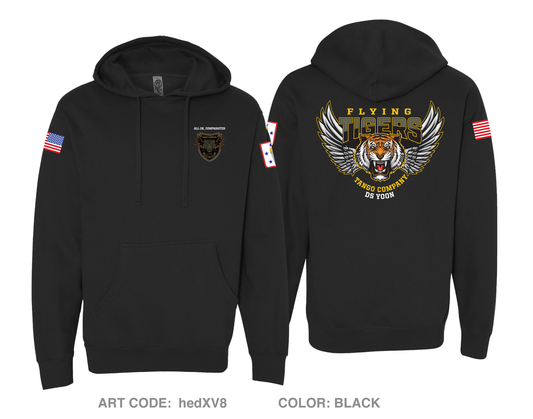 "Flying Tigers" 82nd Platoon, Tango Company, 266th QM BN Comfort Unisex Hooded Sweatshirt - hedXV8