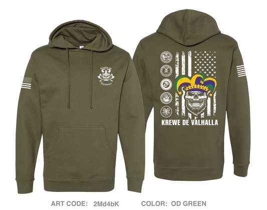 Krewe De Valhalla Comfort Unisex Hooded Sweatshirt - 2Md4bK