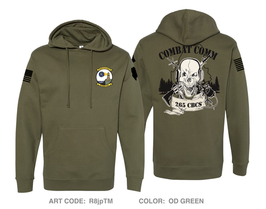 265 COMBAT COMMUNICATIONS SQUADRON Comfort Unisex Hooded Sweatshirt - R8jpTM