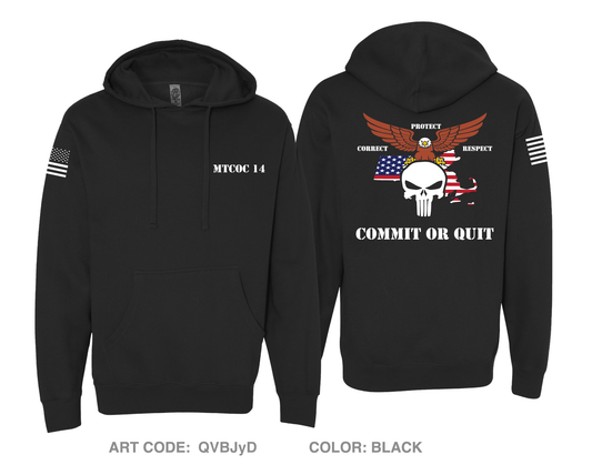 MTCOC 14 Comfort Unisex Hooded Sweatshirt - QVBJyD