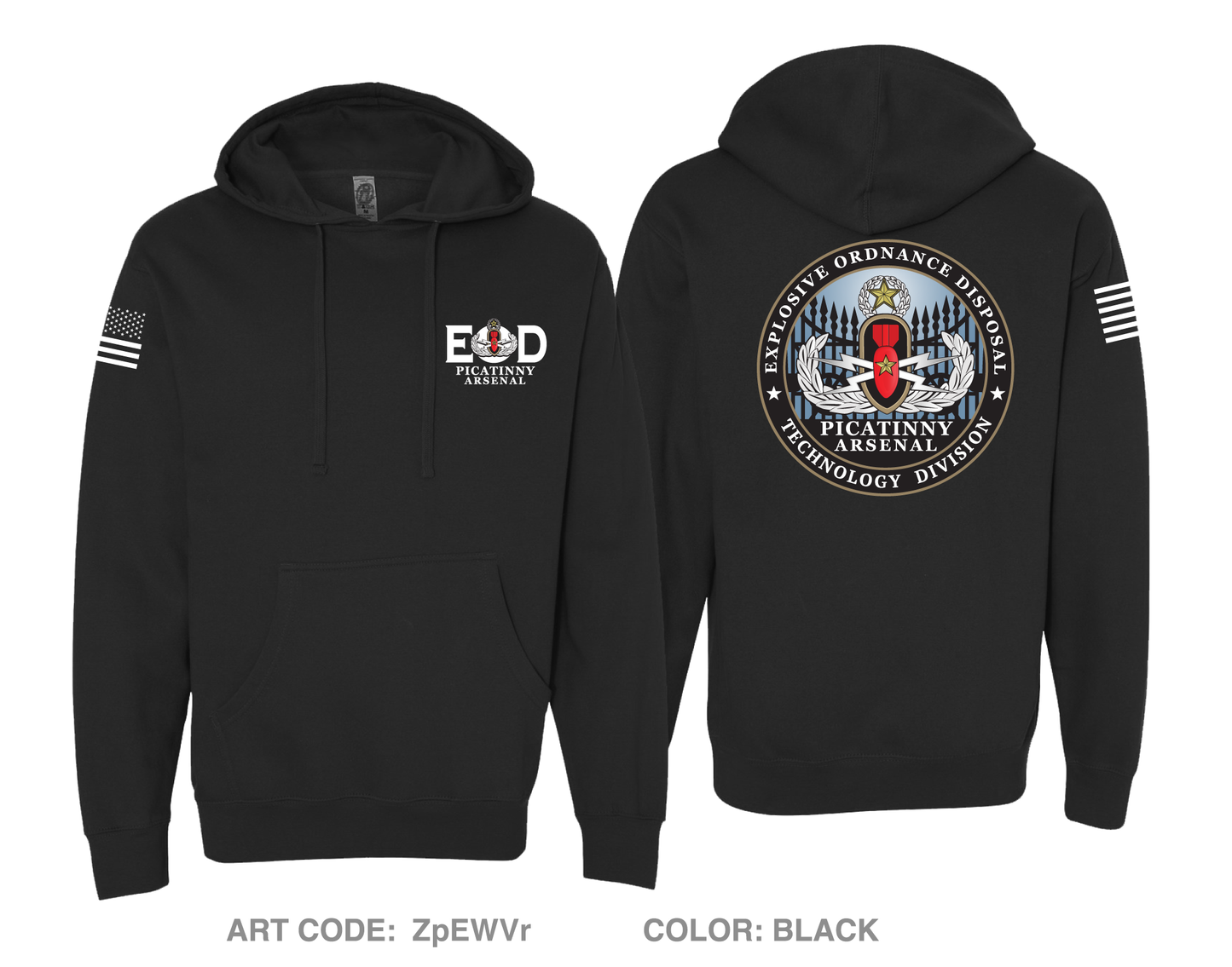 Explosive Ordnance Disposal Technology Division (EOD) Comfort Unisex Hooded Sweatshirt - ZpEWVr