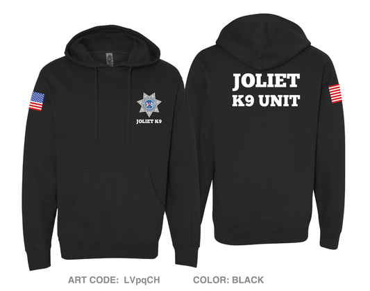 Joliet Police K9 Unit Comfort Unisex Hooded Sweatshirt - LVpqCH