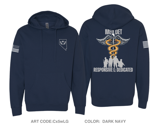 Nevada Army National Guard Medical Detachment Comfort Unisex Hooded Sweatshirt - Cx5wLG