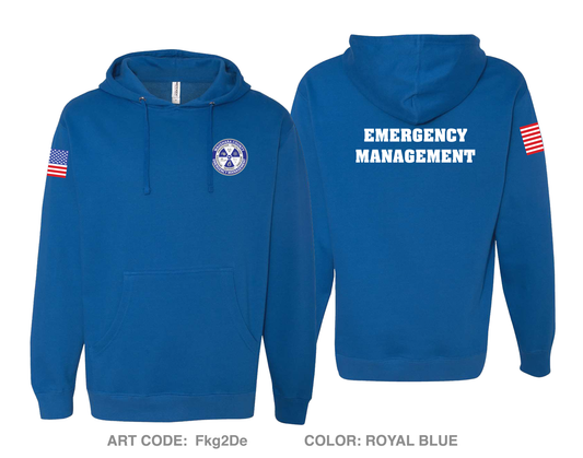 Waushara County Emergency Management Comfort Unisex Hooded Sweatshirt - Fkg2De