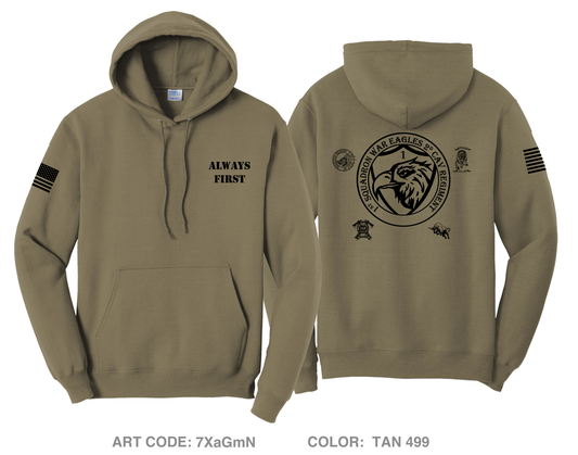 1st Squadron, 2d Cavalry Regiment Comfort Unisex Hooded Sweatshirt - 7XaGmN