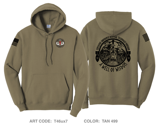 Explosive Ordnance Disposal Technology Division (EOD) Comfort Unisex Hooded Sweatshirt - T46ux7