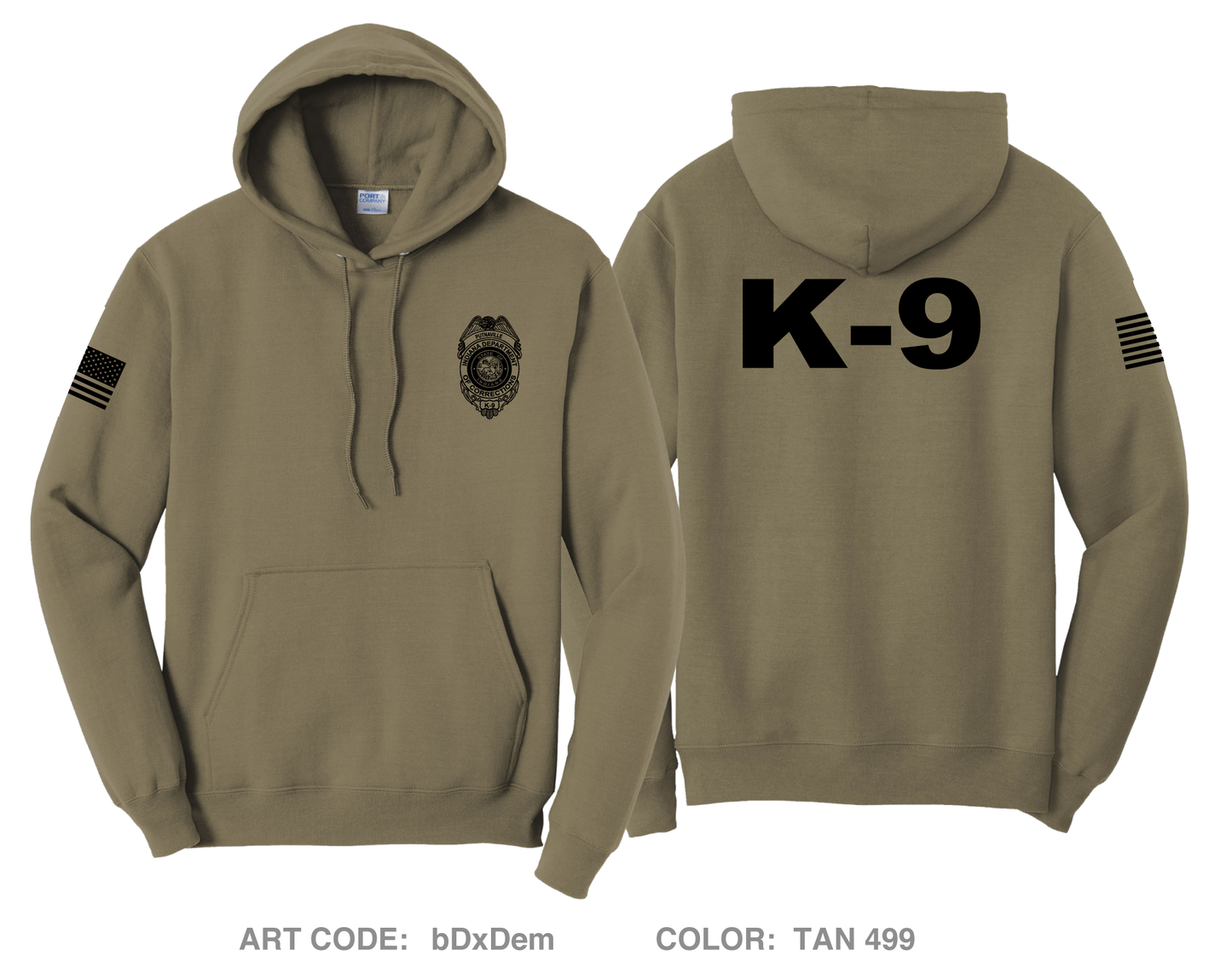 Putnamville K-9 Comfort Unisex Hooded Sweatshirt - bDxDem