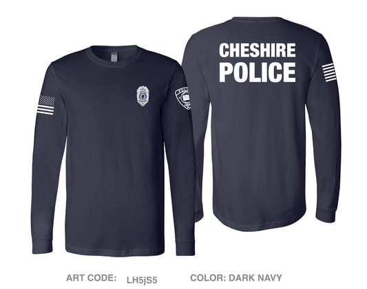 Cheshire Police Department Comfort Unisex Cotton LS Tee - LH5jS5