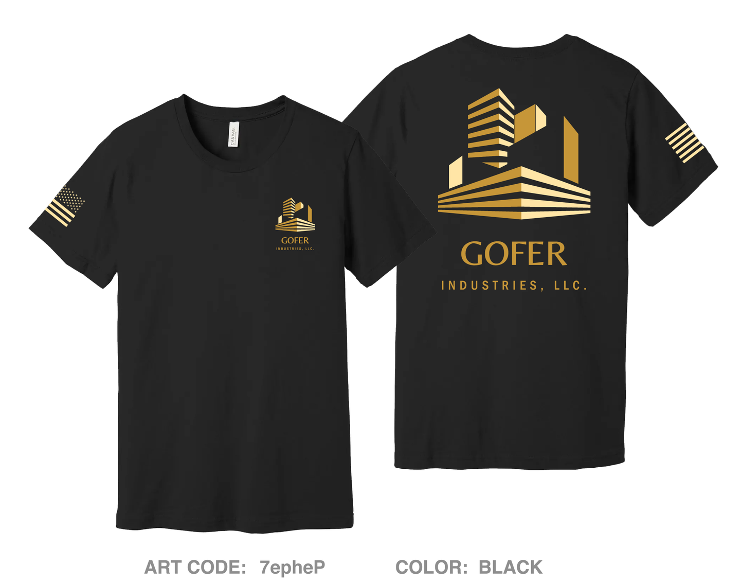 GOFER INDUSTRIES LLC Comfort Unisex Cotton SS Tee - 7epheP