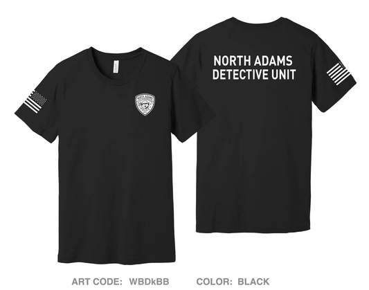 North Adams Police Detective Unit Comfort Unisex Cotton SS Tee - WBDkBB