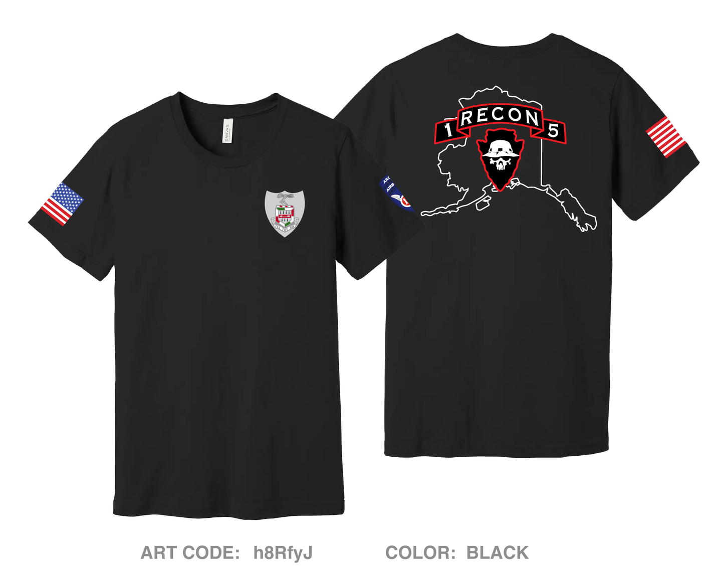 1-5 INF HHC Recon Comfort Unisex Cotton SS Tee - h8RfyJ